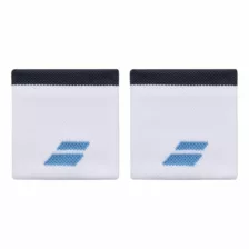 Babolat Logo Wristband White/Drive Blue