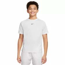 Nike Multi Boys Dri-FIT Short-Sleeve Top White