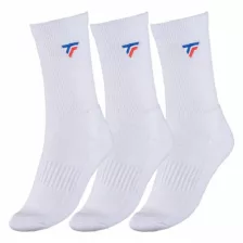 Tecnifibre High Cut Socks 3-Pack White