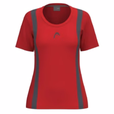 Head Club 25 Tech T-shirt Women Red
