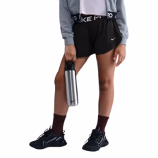 Nike Pro Girls Dri-FIT 2-in-1 Shorts Black