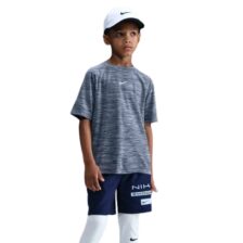Nike Multi Boys Dri-FIT Short-Sleeve Top Midnight Navy
