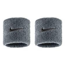 Nike Swoosh Classic Wristbands 2-Pack Grey/Black