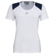 Head Club Tech T-shirt Dame White/Dress Blue